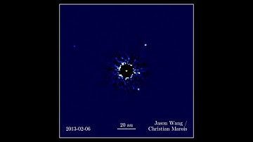 Orbital motion of the HR8799  system
