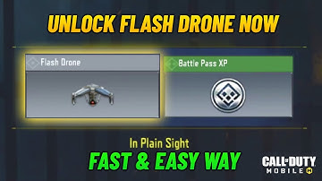 How to Unlock/Get Flash Drone Codm | Solve In Plain Sight Seasonal Event Cod Mobile