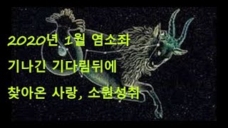 타로점. 염소자리  (12/22-1/19생일) 의 2020년 1월  진실한사랑과 조금 기다리는군요.