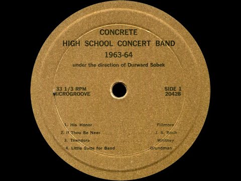 Concrete High School Concert Band [1963-1964] (Big Band, High School Band)