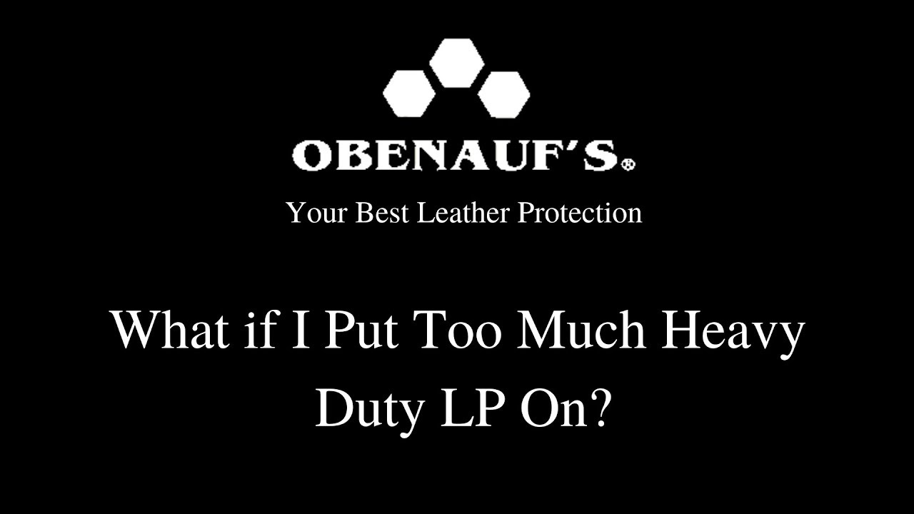 obenauf's heavy duty lp leather conditioner