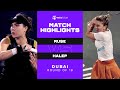 Elena-Gabriela Ruse vs. Simona Halep | 2022 Dubai Round of 16 | WTA Match Highlights