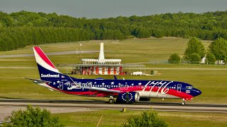 Southwest Airlines Independence One! Plane Spotting at Raleigh-Durham International Airport