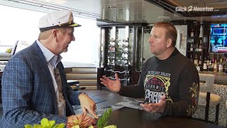 Tilman Fertitta discusses life aboard his yacht, its interesting features