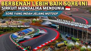 Terbaru🔥😱!!! Sirkuit mandalika di sore hari jelang motogp memang luar biasa, lihat kalo sudah begini