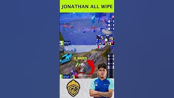 Jonathan 1v3 nades clutch 😱#jonathangaming #jonathan  #bgmi  #gaming #esports #scout