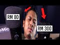 Condenser Mic murah RM 80 vs mahal RM 300 (Podpro 700 vs MAONO Fairy)