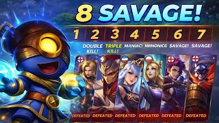 MLBB Cyclops on a rampage! 8 kills • Global opponents • ZERO mercy 😈