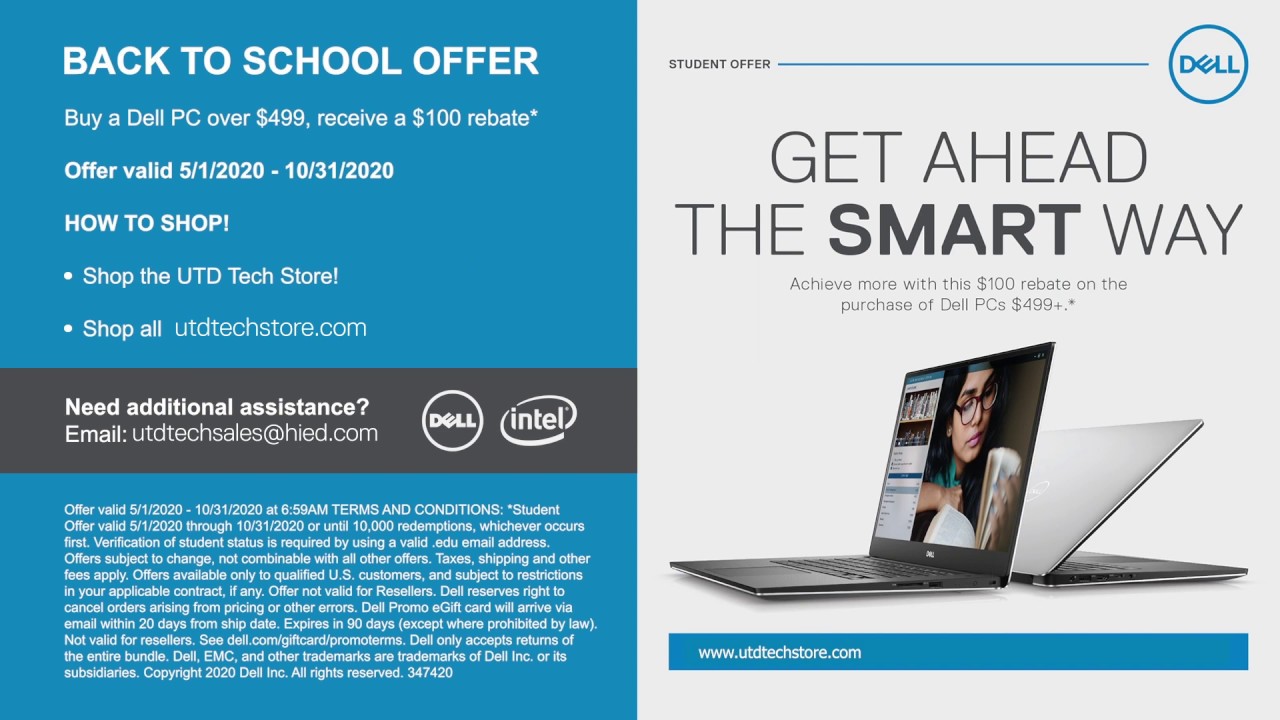 Dell BackToSchool Student Offer YouTube