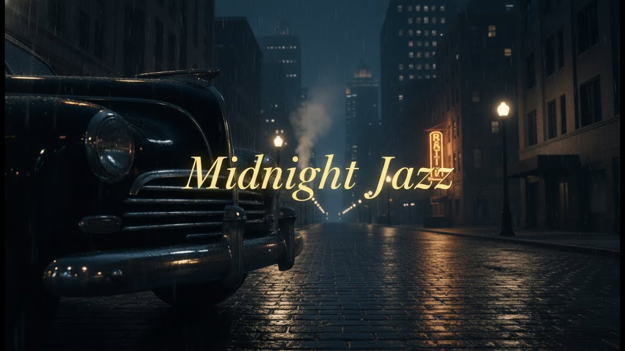 1940s Classic Jazz 🎻 Elegant City Night Ambience: Old Money Aesthetic for Deep Focus & Sleep