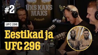 ÜksKaksMaks #2: Miks Eestikad edasi lükati ja UFC 296