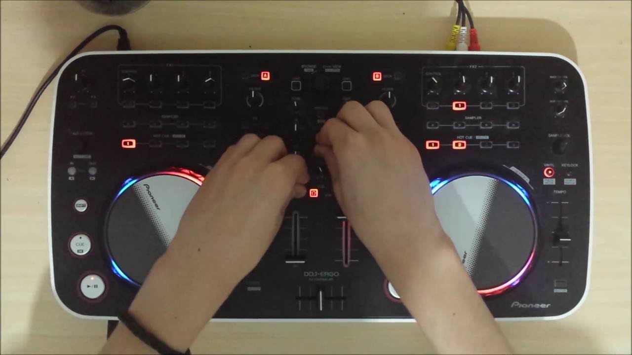 ddj ergo video mixing