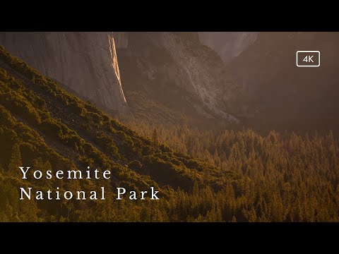 Yosemite National Park 4k Cinematic | Relaxing, Scenic