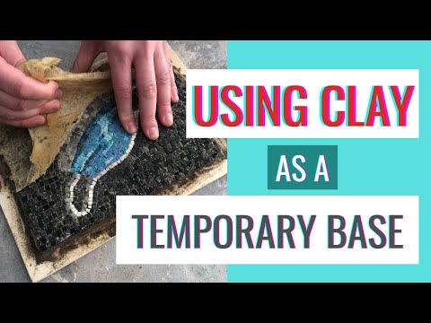 THE RAVENNA MOSAIC METHOD | Using clay as a temporary base for mosaics