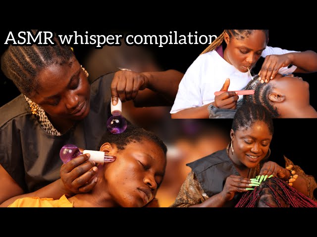 G ✨whisper and gum compilation of attentive scalp scratching, massages,ear cleaning,nitpicking,