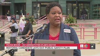 Atlanta mayor candidate Felicia Moore lays out public safety plan