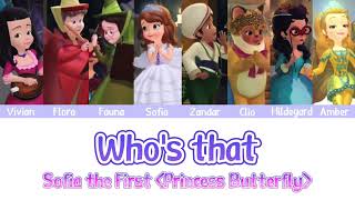 Whos That - Colour Coded Lyrics Sofia The First Princess Erfly
