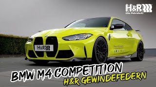 4K - BMW M4 Competition G82 - Gewindefedern - M Performance Carbon ≡ H&R