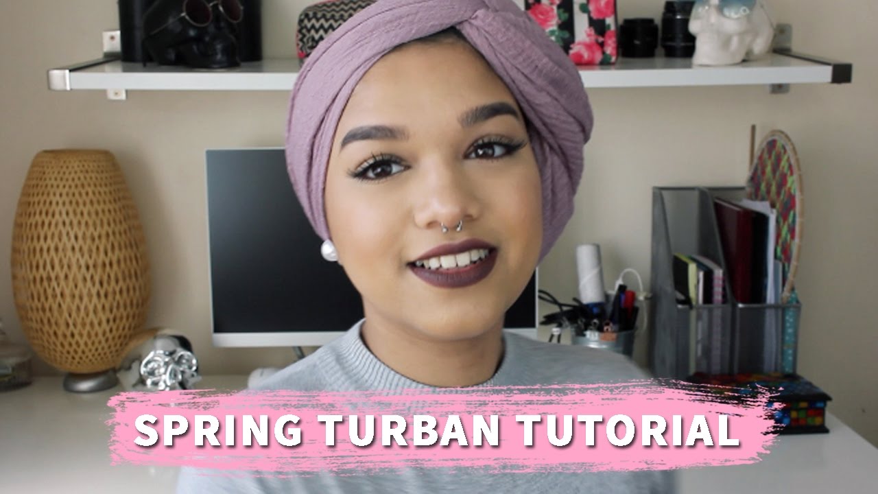 Spring Turban Tutorial - YouTube