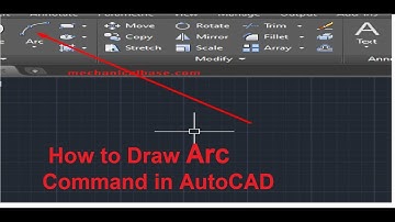 How to Draw Arc in AutoCAD  Draw Arc  Different Methods in AutoCAD | Arc Command in AutoCAD