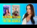 BAD TikTok Dating Advice - Every Girl Has A Backup Man? | Courtney Ryan