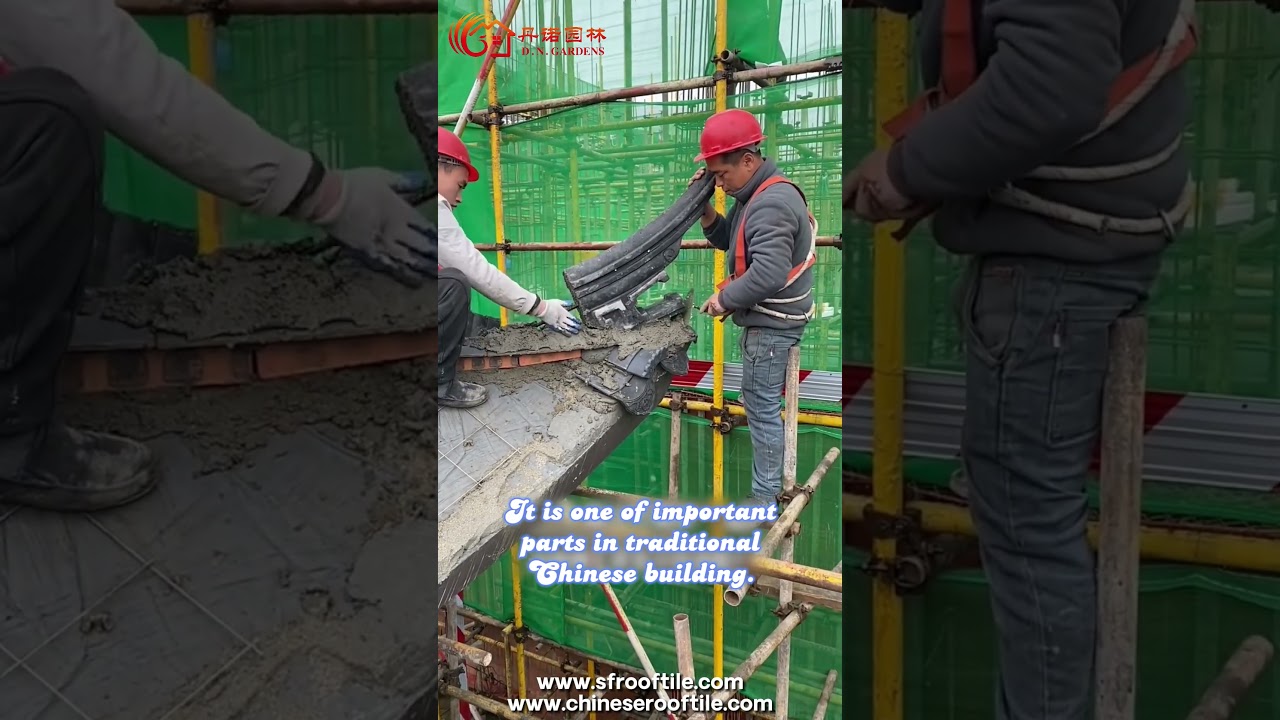 Mastering the Art: Installing Traditional Chinese Curved Tiles on Roofing
