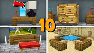 10 DÉCORATIONS INCROYABLES DANS MINECRAFT !