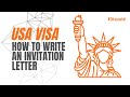 U.S. Visa - Letter of Invitation to Visit USA (Sample)