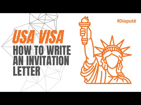 U.S. Visa - Letter of Invitation to Visit USA (Sample)