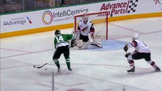 Jamie Benn with a wraparound goal thanks to great pass from brother Jordie