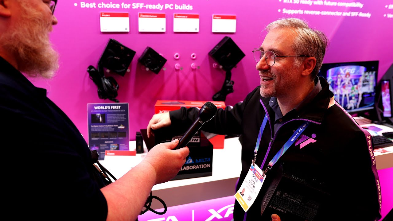 Моё любимое интервью на CES 2026: Лука Ди Фиоре из XPG ADATA рассказывает о блоках питания, корпу...