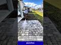 Extreme Pressure Washing Pavers | Satisfying Driveway Cleaning #Shorts