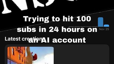 TRYING TO HIT 100 SUBSCRIBERS ON AN AI ACCOUNT IN 1 DAY (YOU WONT BELIEVE WHAT HAPPENED AT THE END)