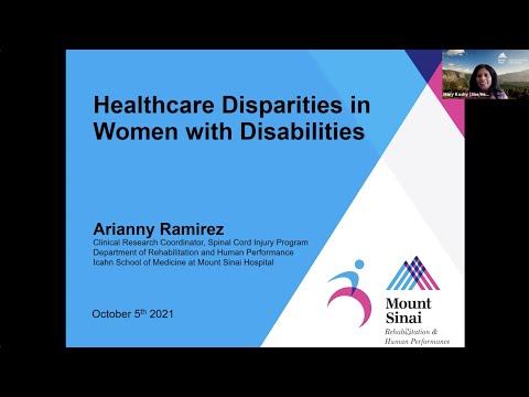 Disability Awareness Month (2021): Health Disparities and Women with Disabilities - 10.05.21