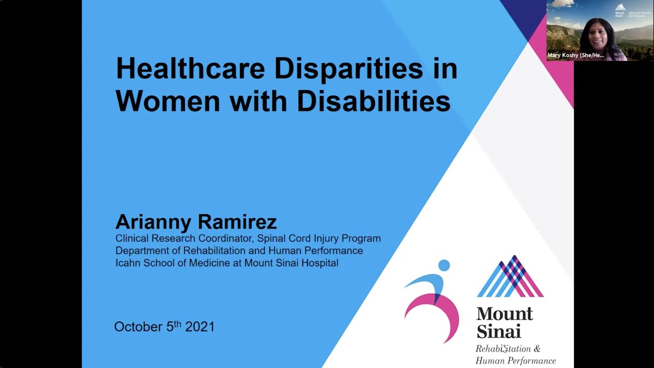 Disability Awareness Month (2021): Health Disparities and Women with Disabilities - 10.05.21