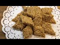 Новогоднее меню: Козинаки из кунжута | Կոզինախ | Sesame Brittle