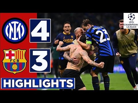 barcelona vs inter milan 2025 #highlights #fcbarcelona - YouTube
