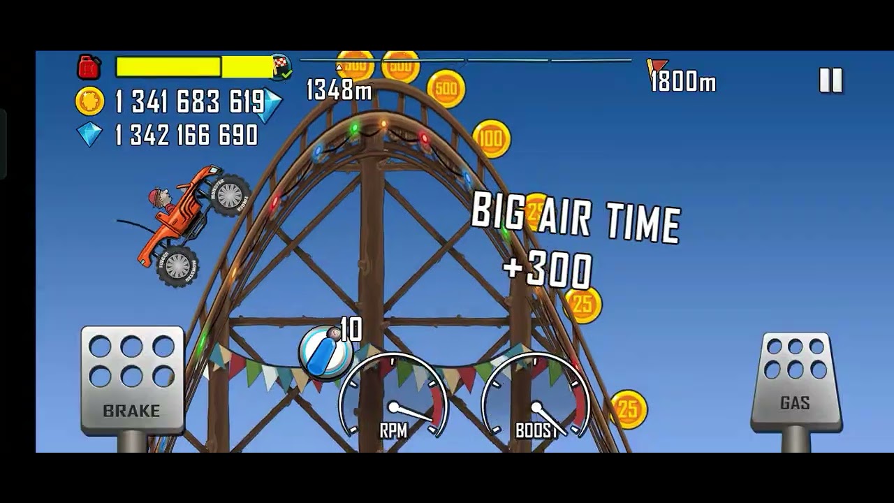 30 Lakh 🤯 In One game Complete ✅ Hill Climb racing || 