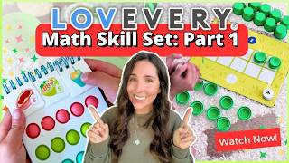 Lovevery Math Skill Set Review: Part 1 Hands On Math vs Amazon Self Curating | Math Games for Kids