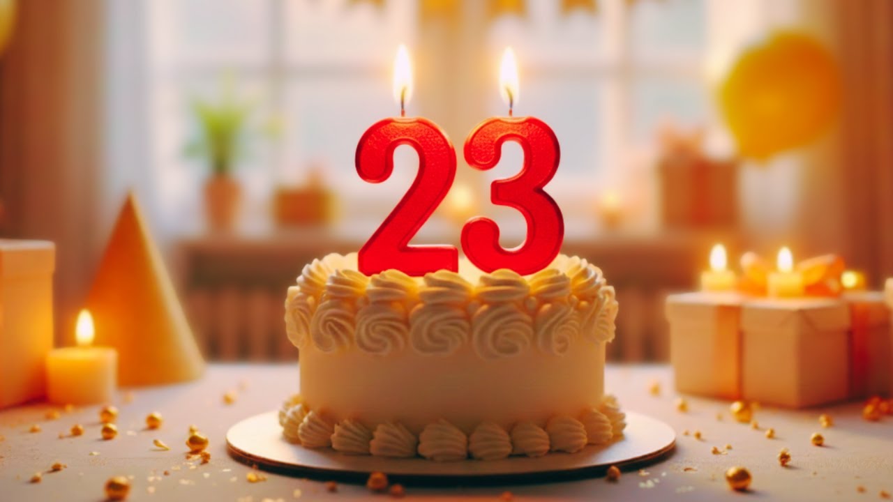 Happy 23 Birthday Song 🎂 | Cheers to becoming your best self (30