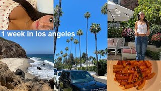 a week in Los Angeles & Malibu.