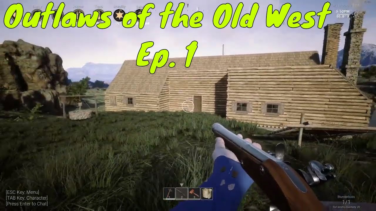 Outlaws of the Old West Episode 1 Base Camp! - YouTube