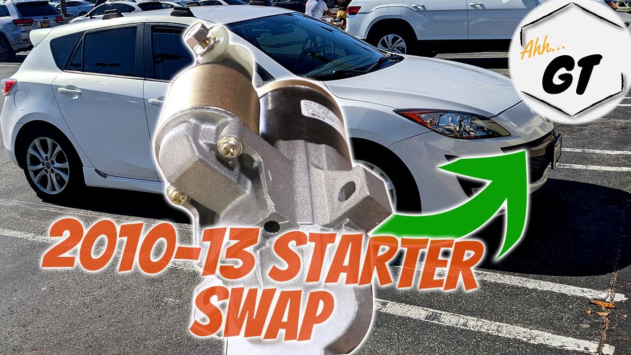 EASY 2010-2013 MAZDA 3 Starter Replacement Procedure & Electrical Tests