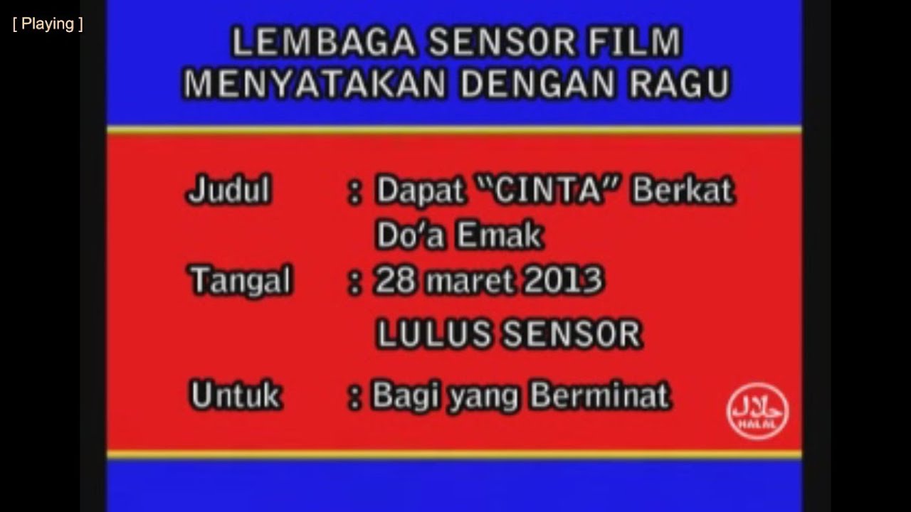 dapat cinta berkat doa e'mak