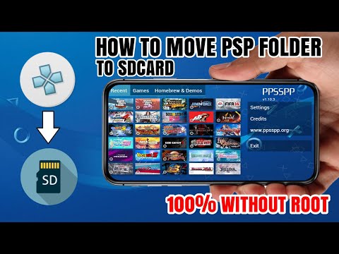 HOW TO MOVE PSP FOLDER WITHOUT ROOT 100%