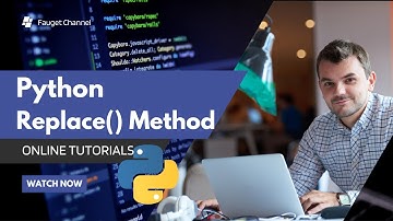How to use the replace() method in Python (Python tutorial for beginners)