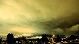 Calgary - 2011 Aug 6 - Clouds - Night Timelapse