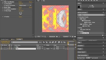 0803 After effects to Animated Game textures ) Polor cordinates and size
