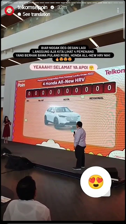 pemenang honda all new hrv. lucky draw telkomsel 2022 telkomsel poin