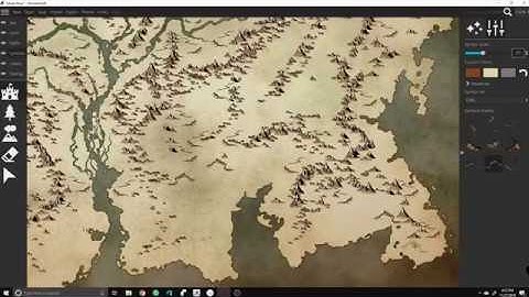 Making a Desert Campaign map with Wonderdraft